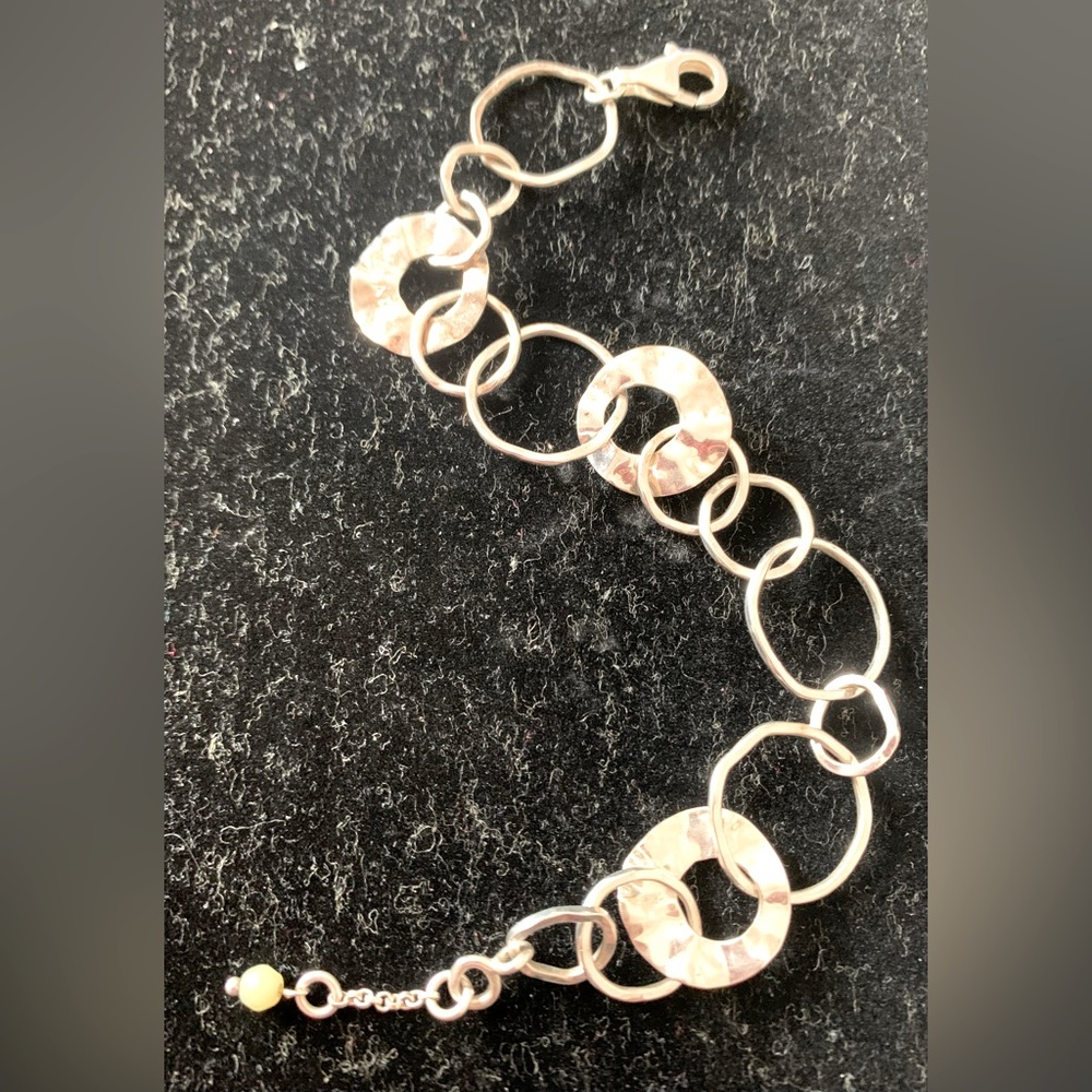 Silpada Retired Paper Chain Bracelet